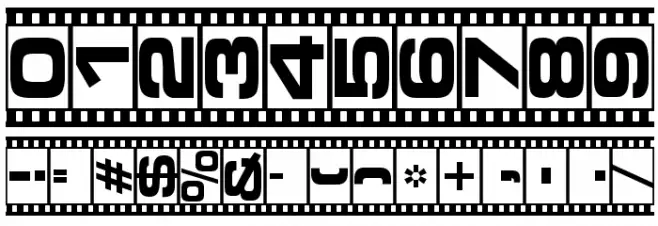 Vedette Blanche フォント その他の文字