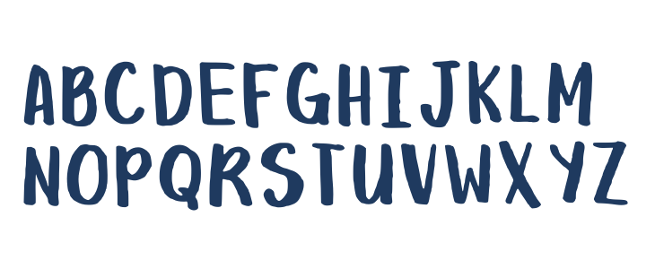 Vee With A Marker Regular Uppercase