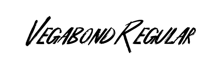 Vegabond Regular  font caratteri gratis