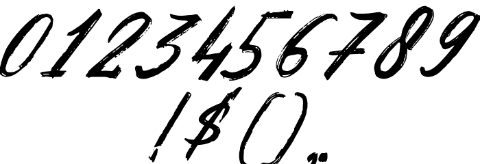 Vegabond Regular Font OTHER CHARS