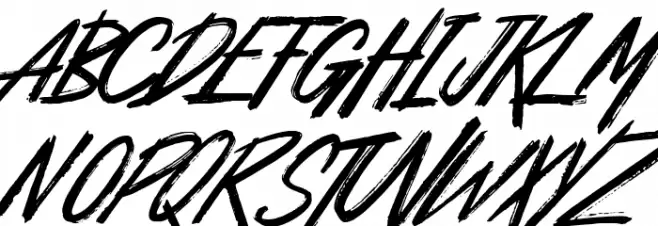 Vegabond Regular Schriftart Groß