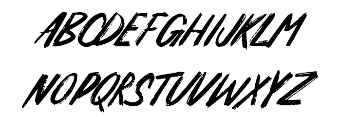 Vegabond Regular Font LOWERCASE