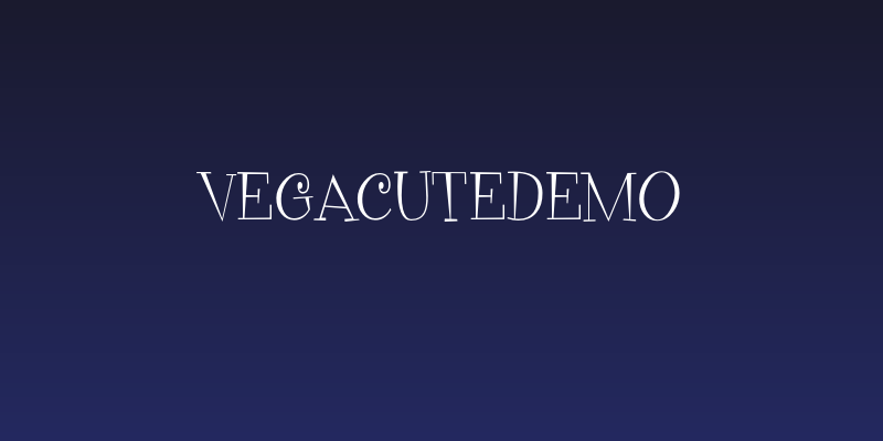VegacuteDEMO Social Header
