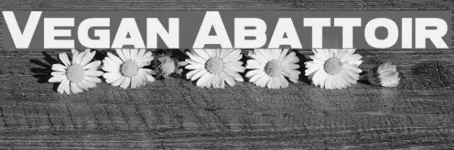 Vegan Abattoir Font examples