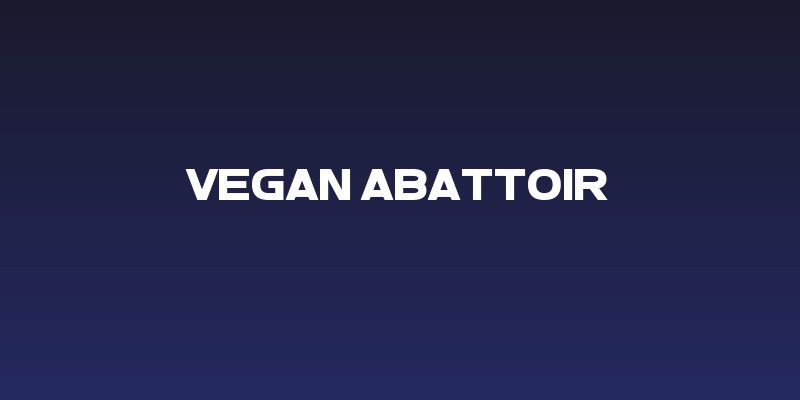 Vegan Abattoir Social Header