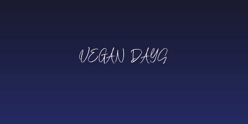 Vegan Days Social Header