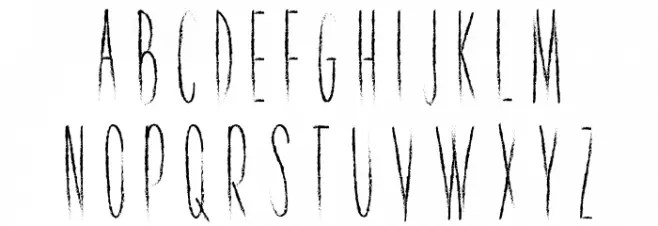 Vegan Pizza Font UPPERCASE