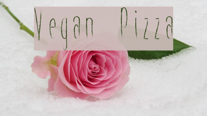 Vegan Pizza Example 1