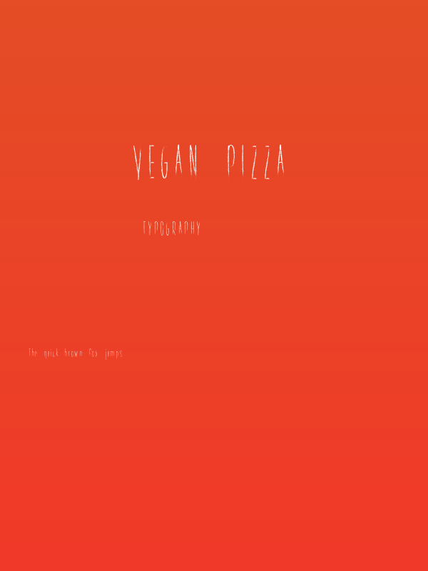 Vegan Pizza Poster