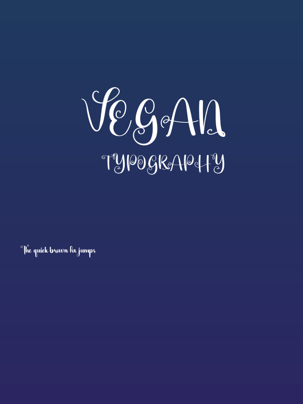 Vegan Poster