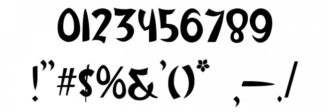 Vegas Desert Font OTHER CHARS