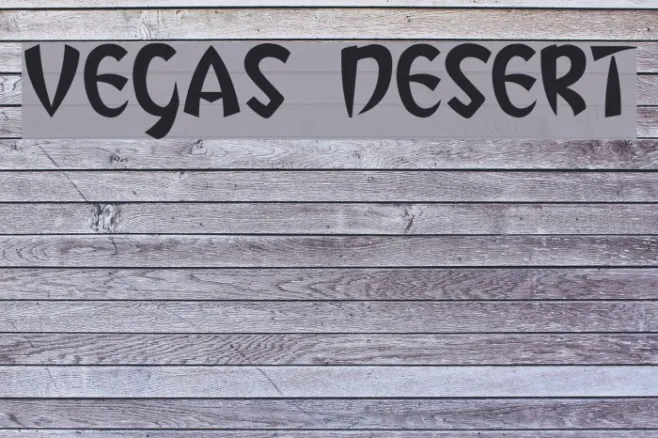 Vegas Desert Example 2