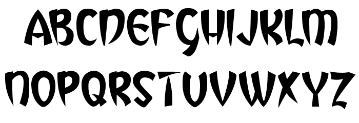 Vegas Desert Font LOWERCASE