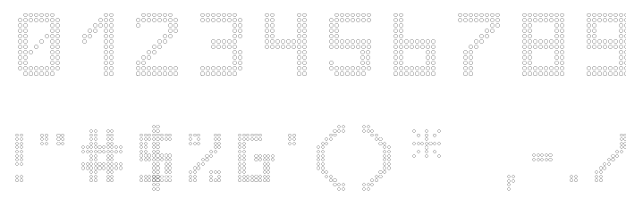 VegasELEVEN Font OTHER CHARS