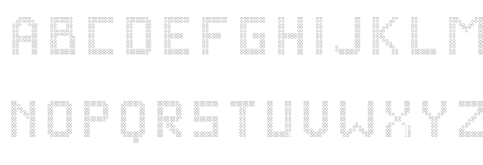 VegasELEVEN Font LOWERCASE