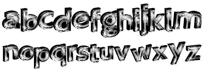 VegasNeon Font LOWERCASE