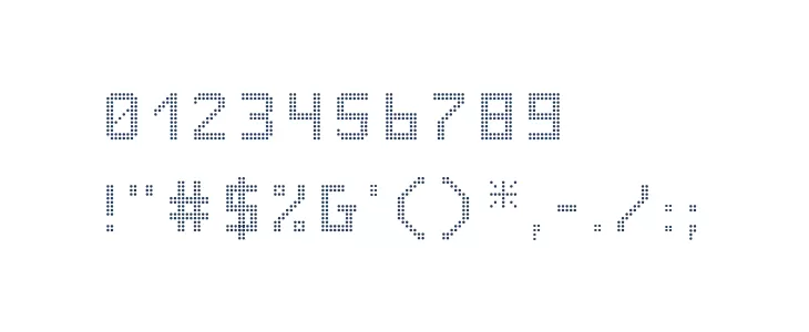 VegasTEN Font OTHER CHARS