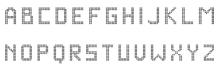 VegasTEN Font LOWERCASE