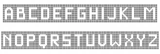 VegasTWENTY Schriftart Groß