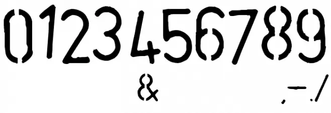 Vegetable Font OTHER CHARS