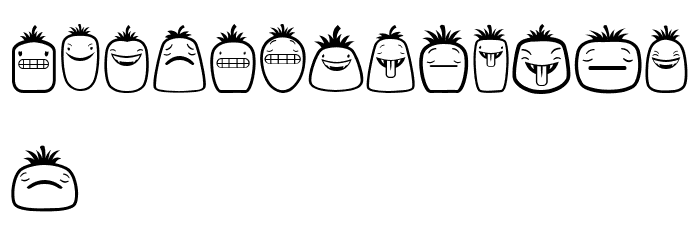 Veggie Regular Font OTHER CHARS