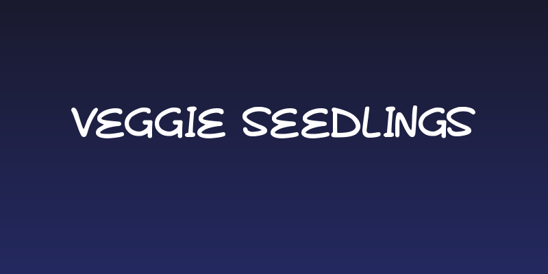 Veggie Seedlings Social Header