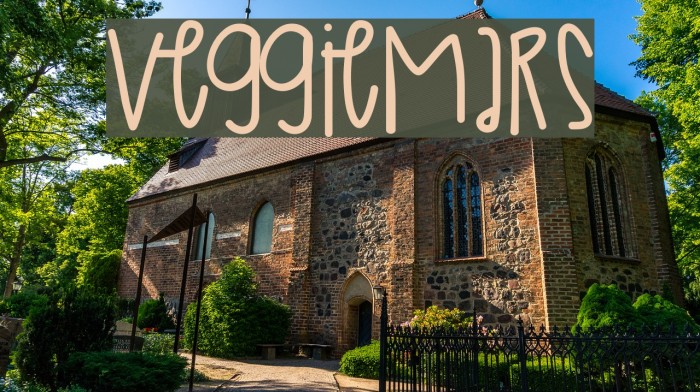 VeggieMars Font examples