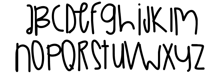 VeggieMars Font LOWERCASE