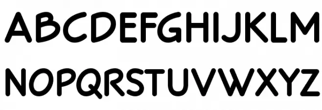 Veggieburger-Bold Schriftart Groß