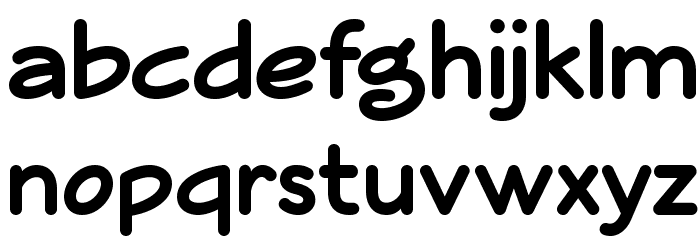 Veggieburger-Bold Font LOWERCASE