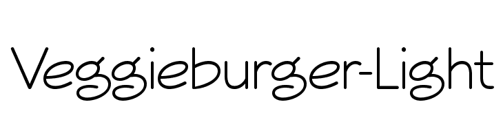 Veggieburger-Light Font