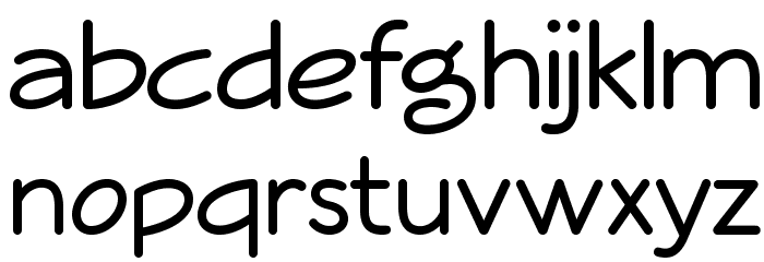 Veggieburger フォント 小文字