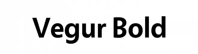 Vegur Bold  Fuentes Gratis Descargar