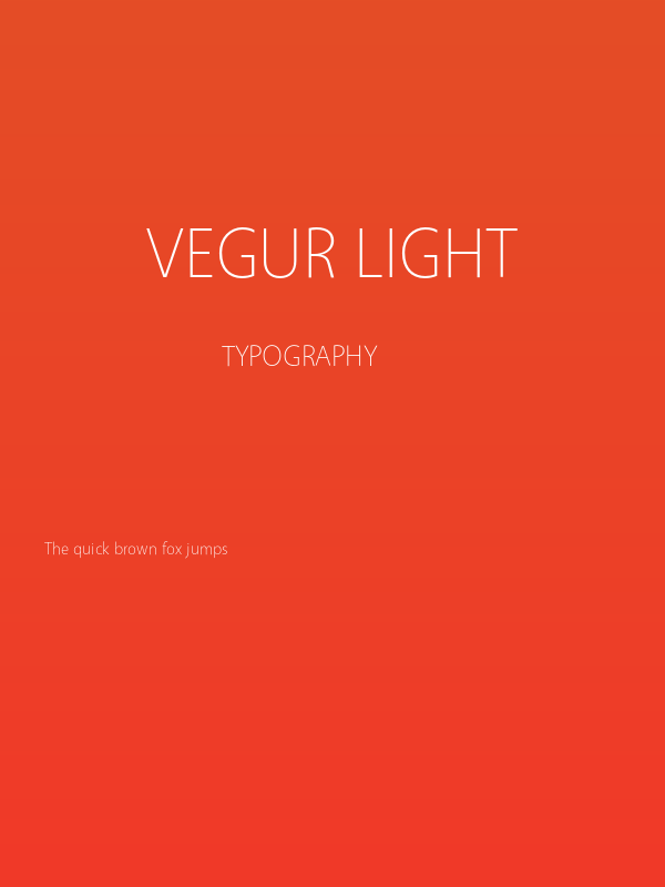 Vegur Light Poster