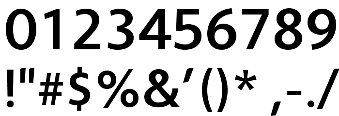 Vegur-Medium Font OTHER CHARS