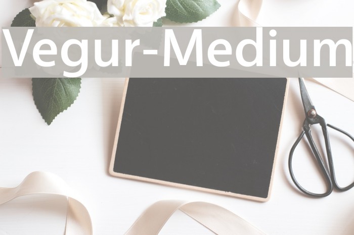 Vegur-Medium Font examples