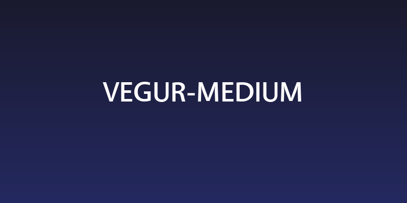 Vegur-Medium Social Header