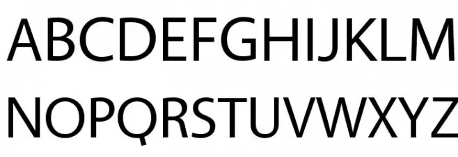Vegur-Regular Schriftart Groß