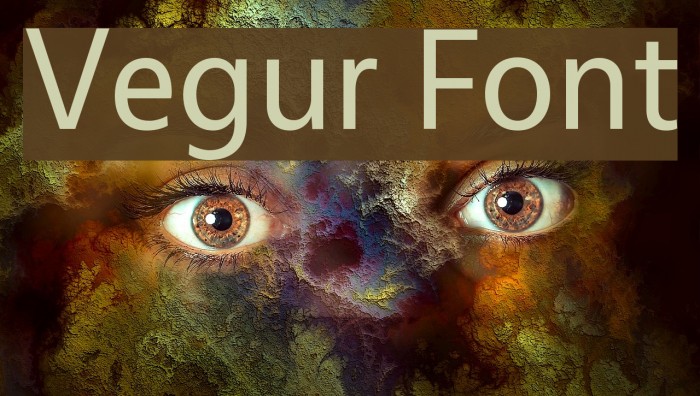 Vegur Font examples