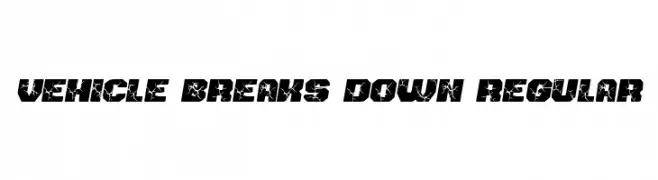 Vehicle Breaks Down Regular 