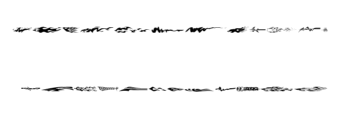 Vehicle Decals Flames Art Font LOWERCASE