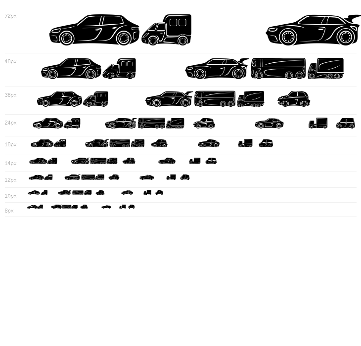 Vehicles Regular Waterfall