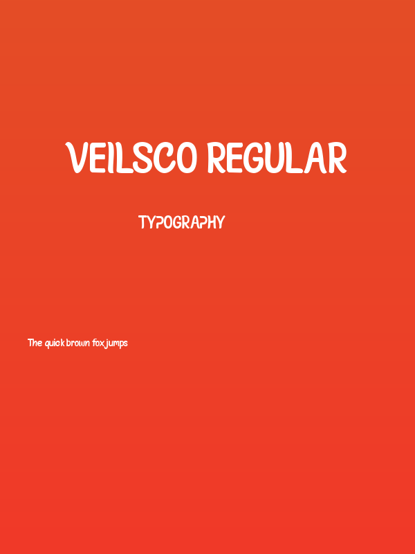 Veilsco Regular Poster