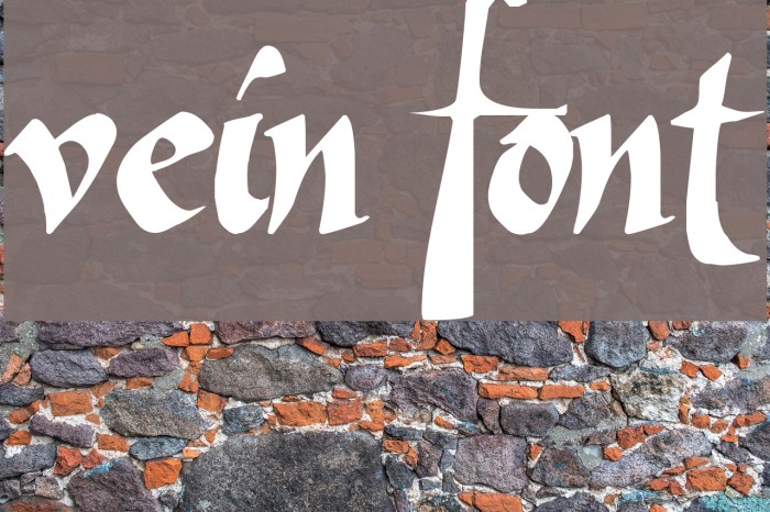 Vein Font examples
