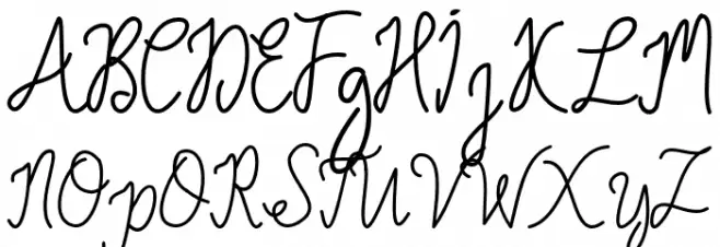 Velabu Font UPPERCASE