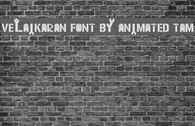 Velaikaran Font By Animated Tam Font examples