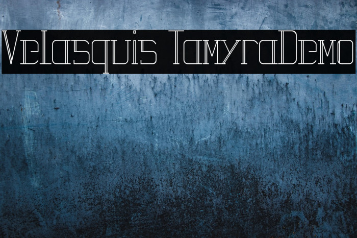 Velasquis TamyraDemo Example 1