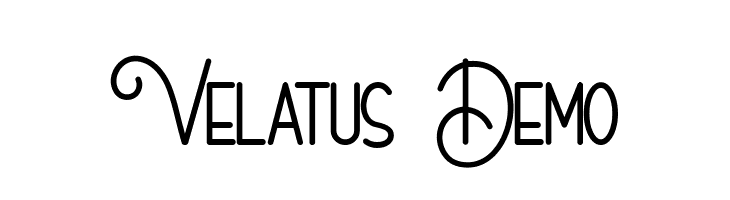 Velatus Demo  Fuentes Gratis Descargar