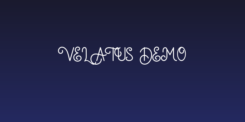 Velatus Demo Social Header