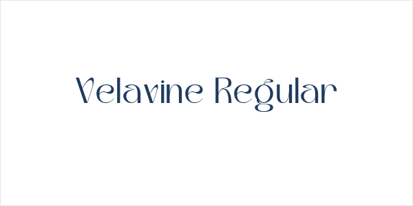 Velavine Regular Logo